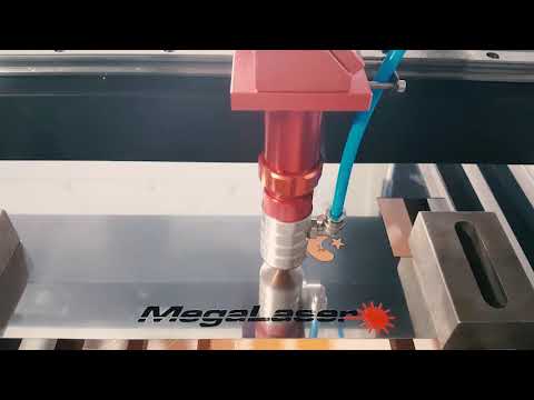 ML-1390H — Corte de chapa acero inoxidable